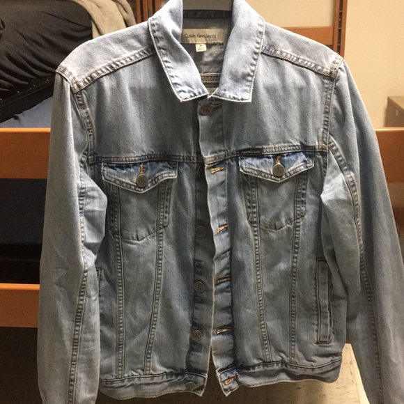 calvin klein jeans men's denim jacket